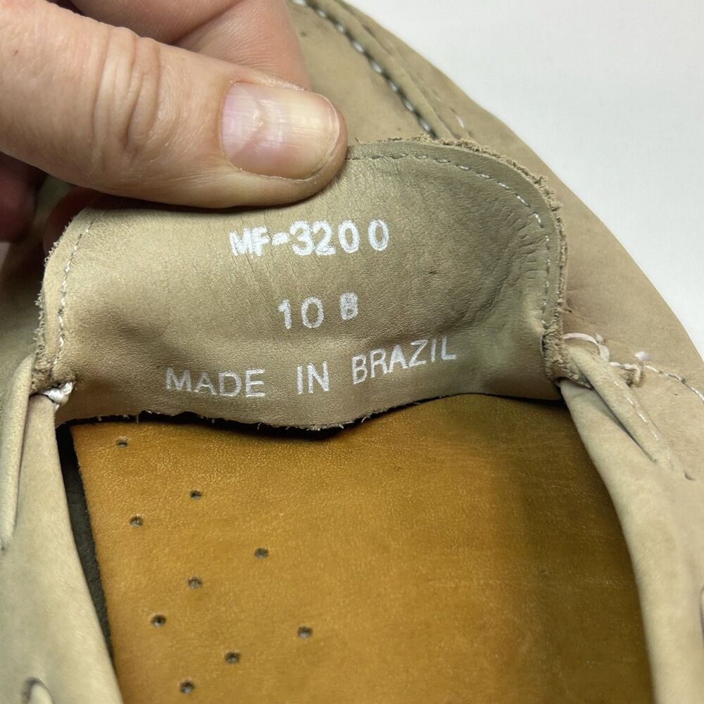 Mercanti Florentine Made in Brazil soft leather Moccasin Penny Loafers Sz 10B - Picture 6 of 7